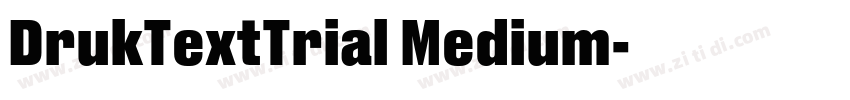DrukTextTrial Medium字体转换